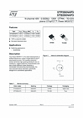 DataSheet STP200N4F3 pdf